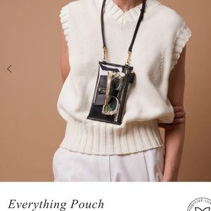 ANYA HINDMARCH Everything Pouch ECONYL Regenerated Nylon in Black